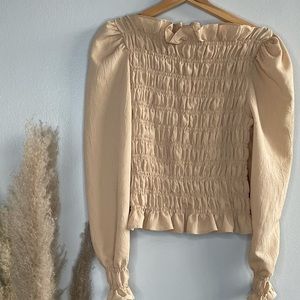 H&M Nude Blouse